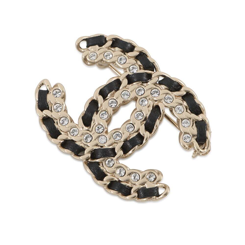 Chanel Cc Logo Brooch Metal #256775C11B